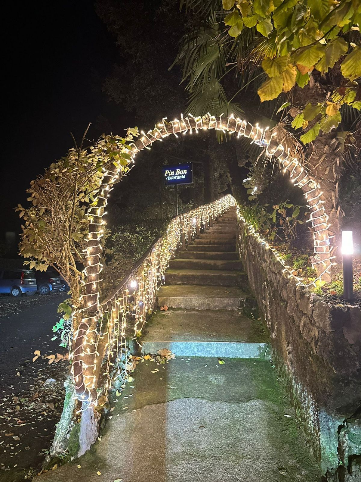 scalinata del ristorante