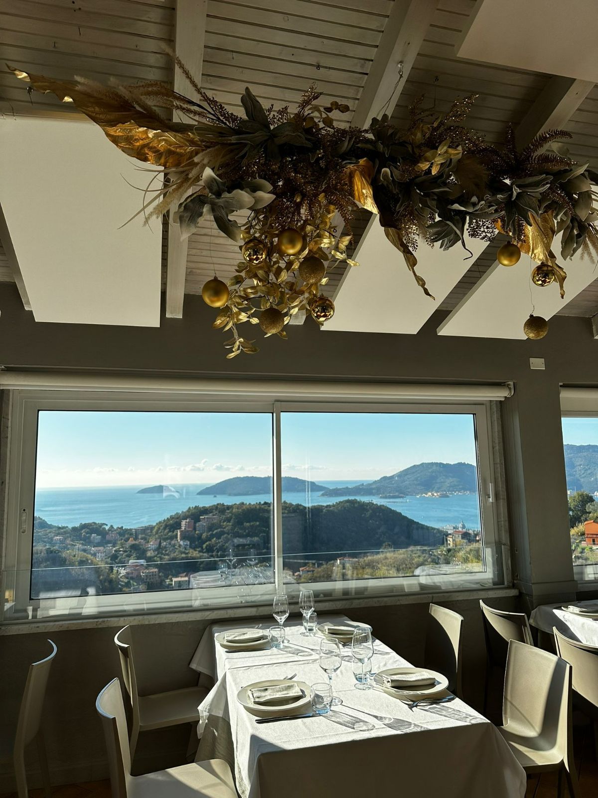 vetrata panoramica del ristorante