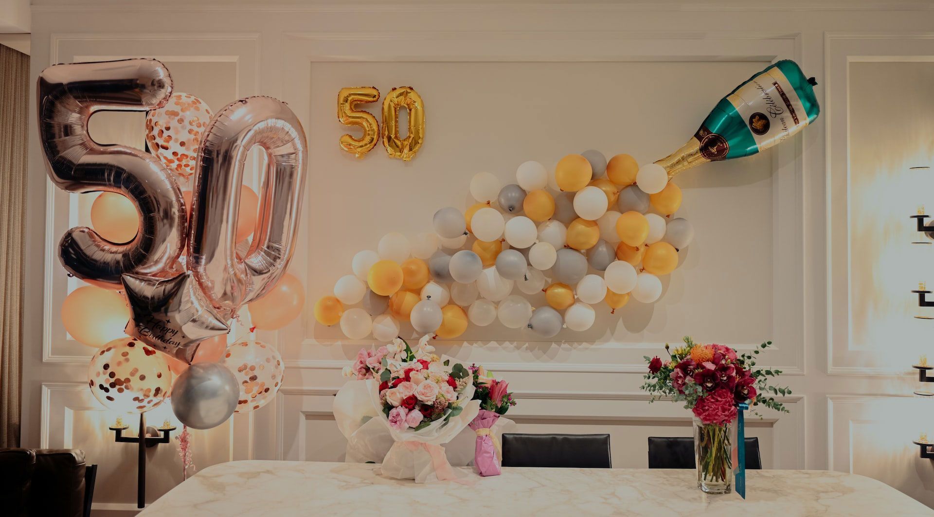 50th anniversary balloons