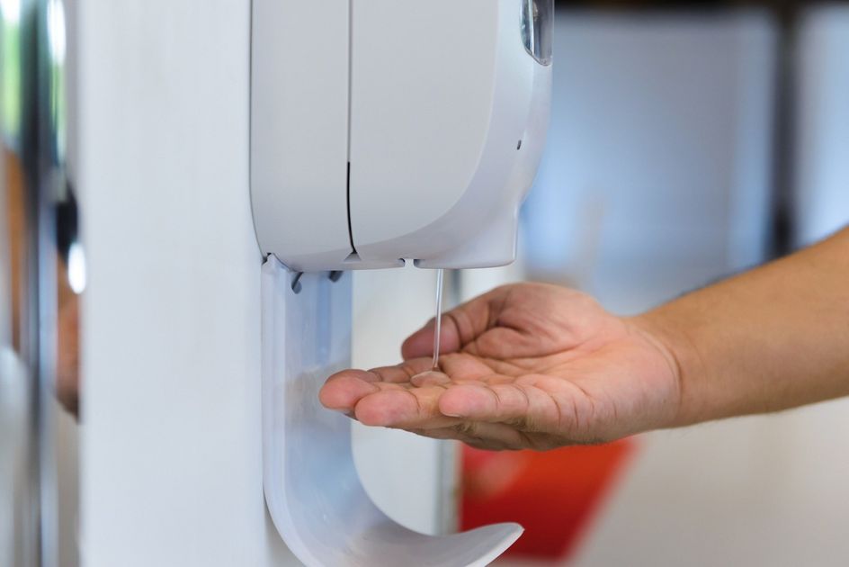 Dispenser di detergente per le mani