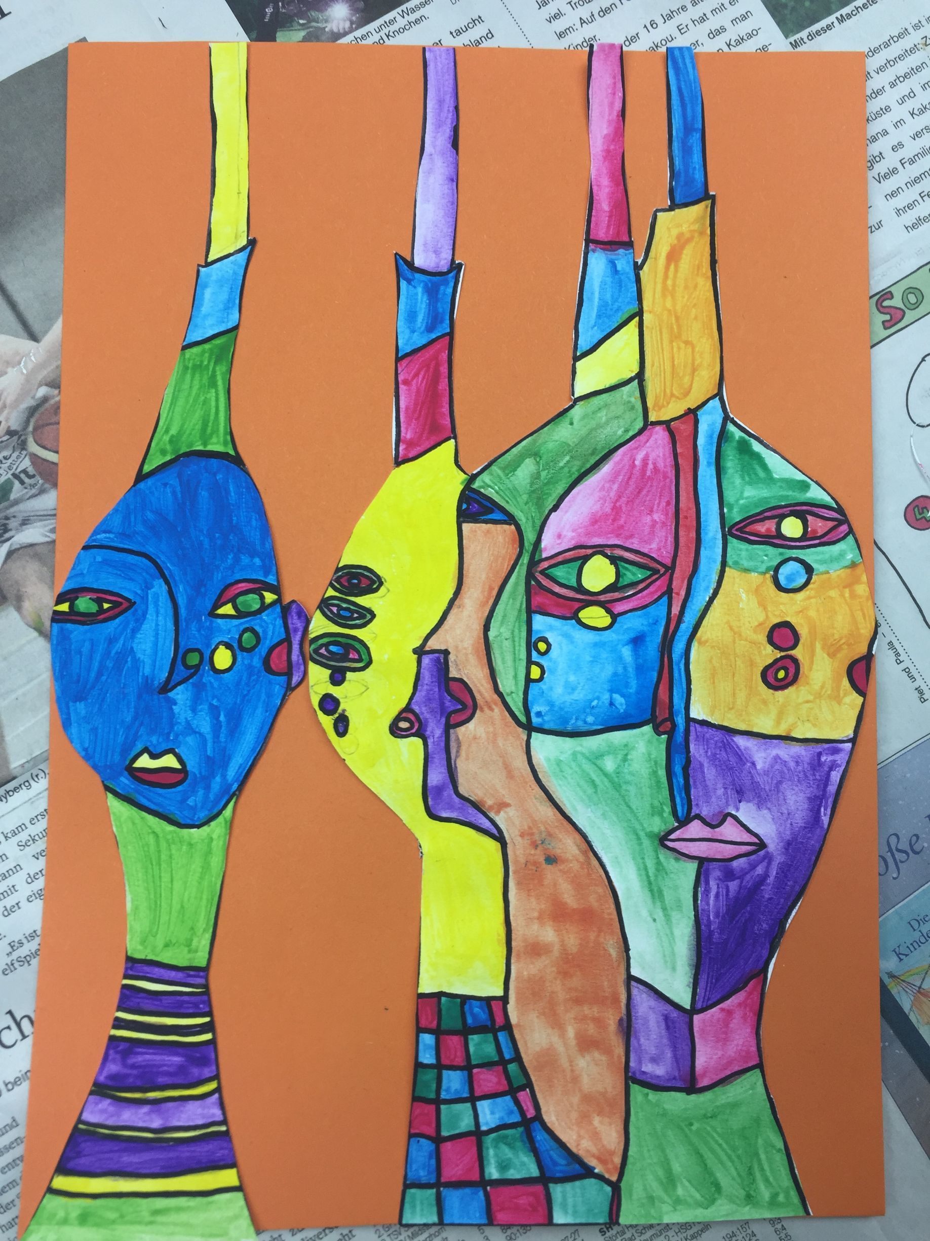 Hundertwasser Köpfe