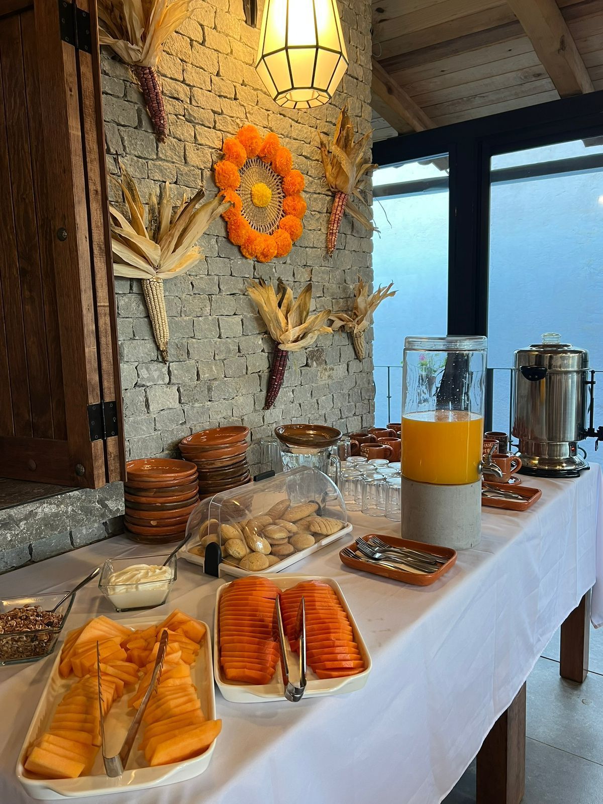 desayuno gourmet en hotel en el centro de tapalpa