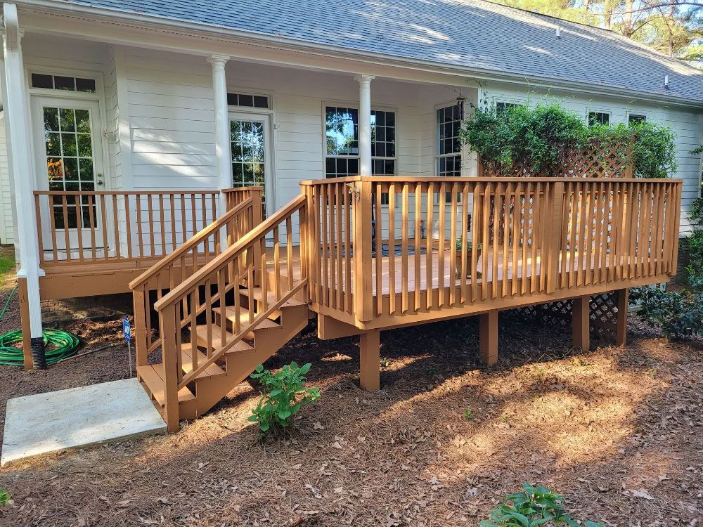 Wooden Deck | Durham, NC | Exceptional Painting