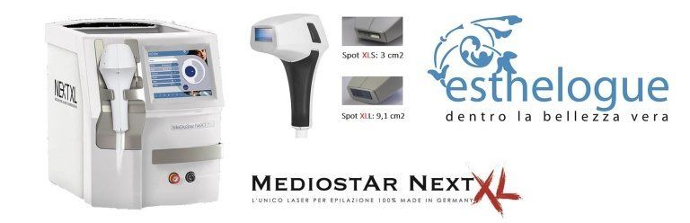 Macchinario a laser per l'epilazione