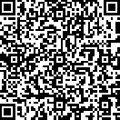 Black-and-white QR code pattern with finder squares in three corners
