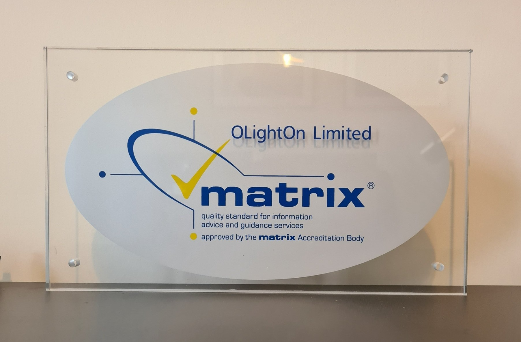 OLightOn becomes a matrix accredited organisation