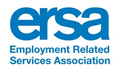 The logo for ersa employment related services association