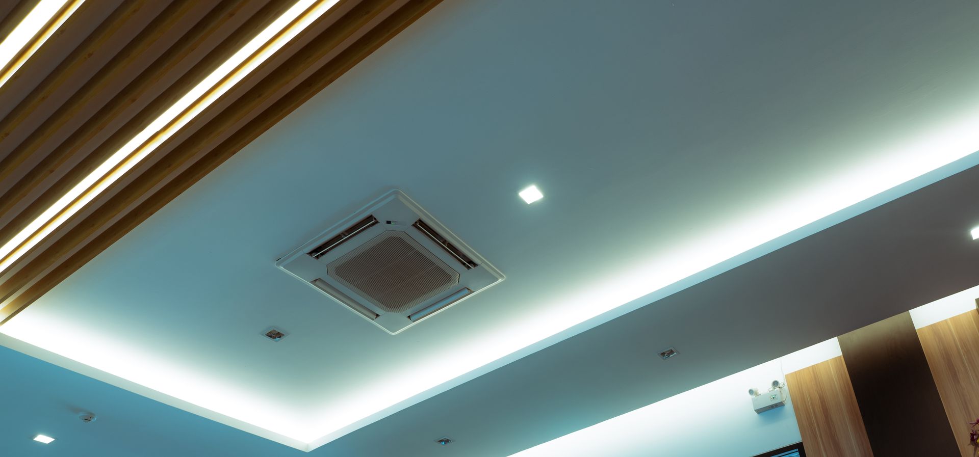 Ceiling With Recessed Lighting — Climate King In Orange, NSW