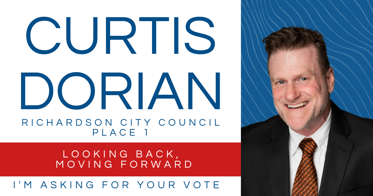 RICHARDSON CITY COUNCIL ELECTION PLACE 1 CURTIS DORIAN