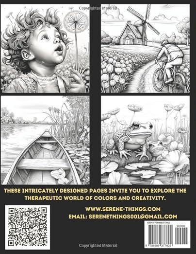 Serene Things:: Art Therapy Coloring: Finding Serenity