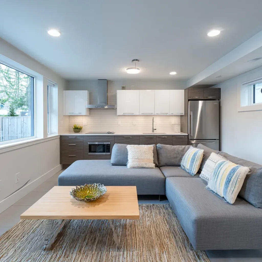 Basement Renovation Vancouver Installs Waterproofing System With Drainage And Moisture Barrier. Basement Contractor Vancouver Prevents Water Issues.
Basement Renovation Vancouver Builds Laundry Room With Washer Dryer Setup And Storage. Basement Contractor Vancouver Improves Utility Space.
Basement Renovation Vancouver Installs Ceiling System With Drywall Finish And Lighting. Basement Contractor Vancouver Enhances Interior Finish.
Basement Renovation Vancouver Completes Plumbing System With Pipes And Drainage Setup. Basement Contractor Vancouver Ensures Reliable Infrastructure.
Basement Renovation Vancouver Adds HVAC System With Ventila