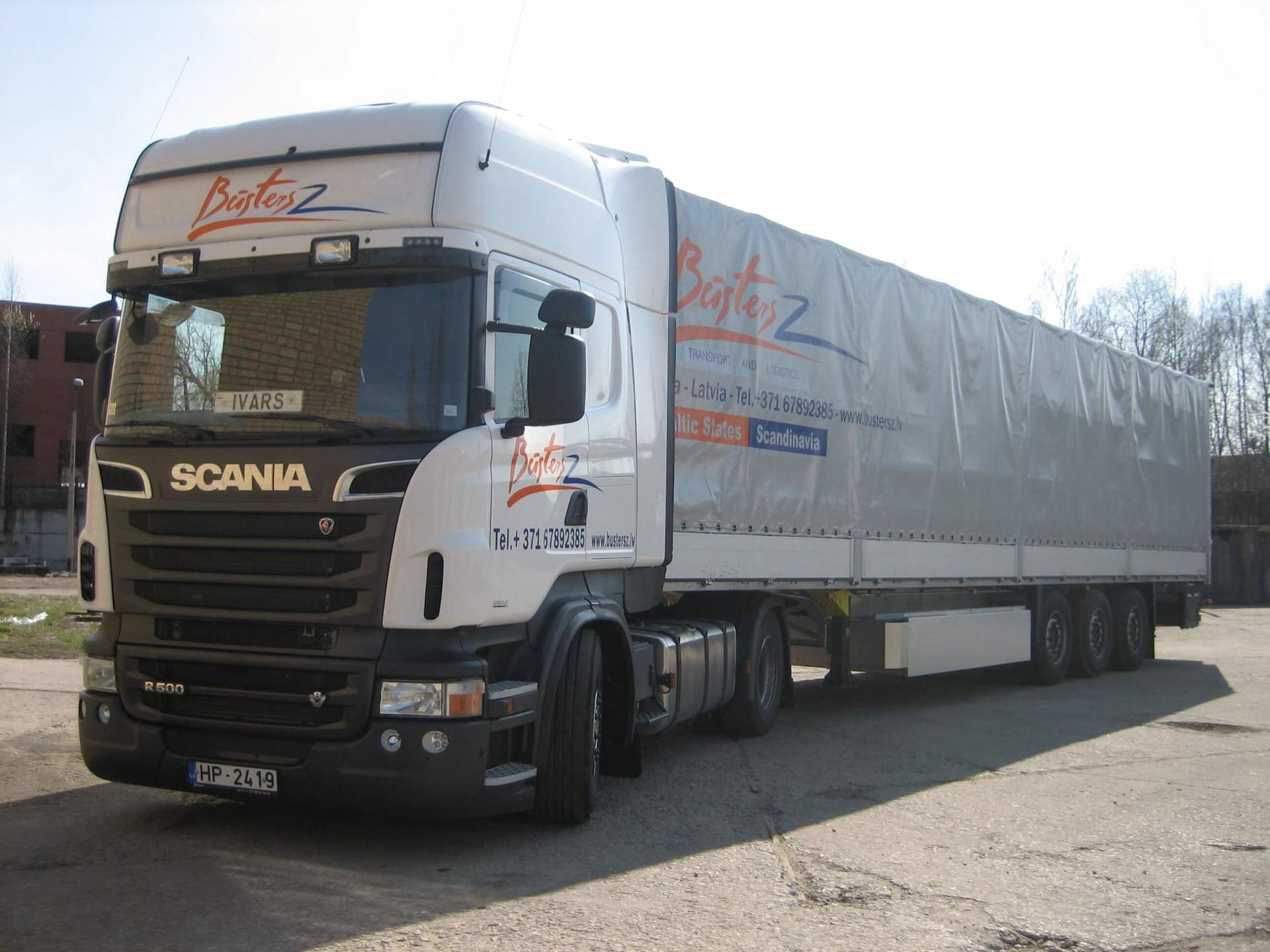 Kravu pārvadājumi uz Baltijas valstīm