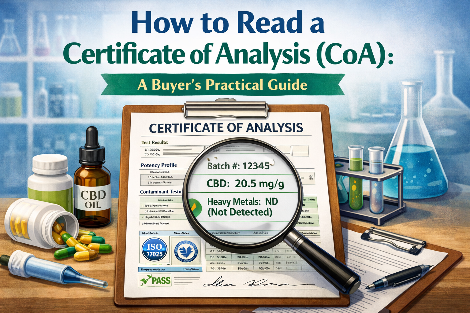 Certificate Of Analysis Cover