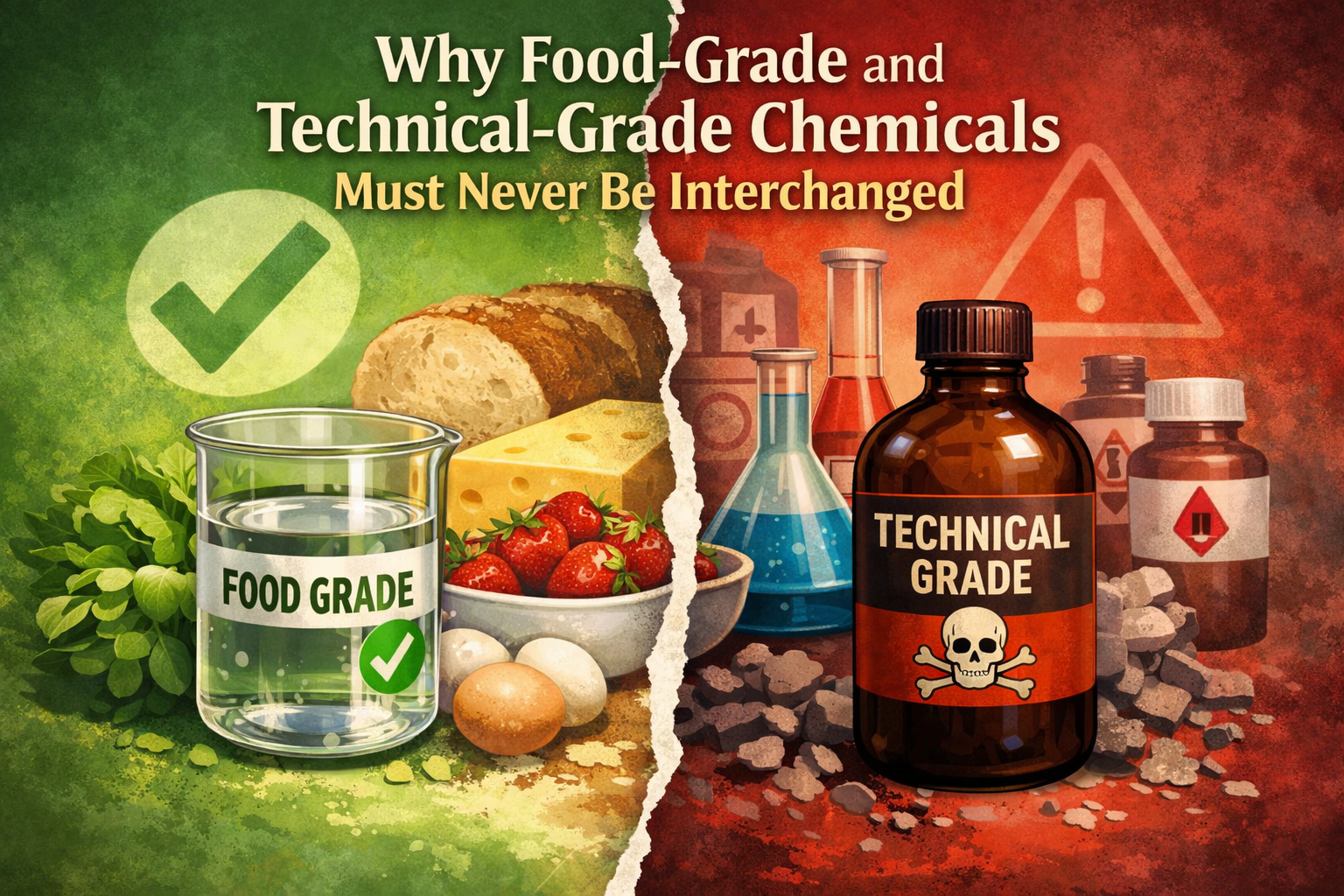 Food grade technical grade