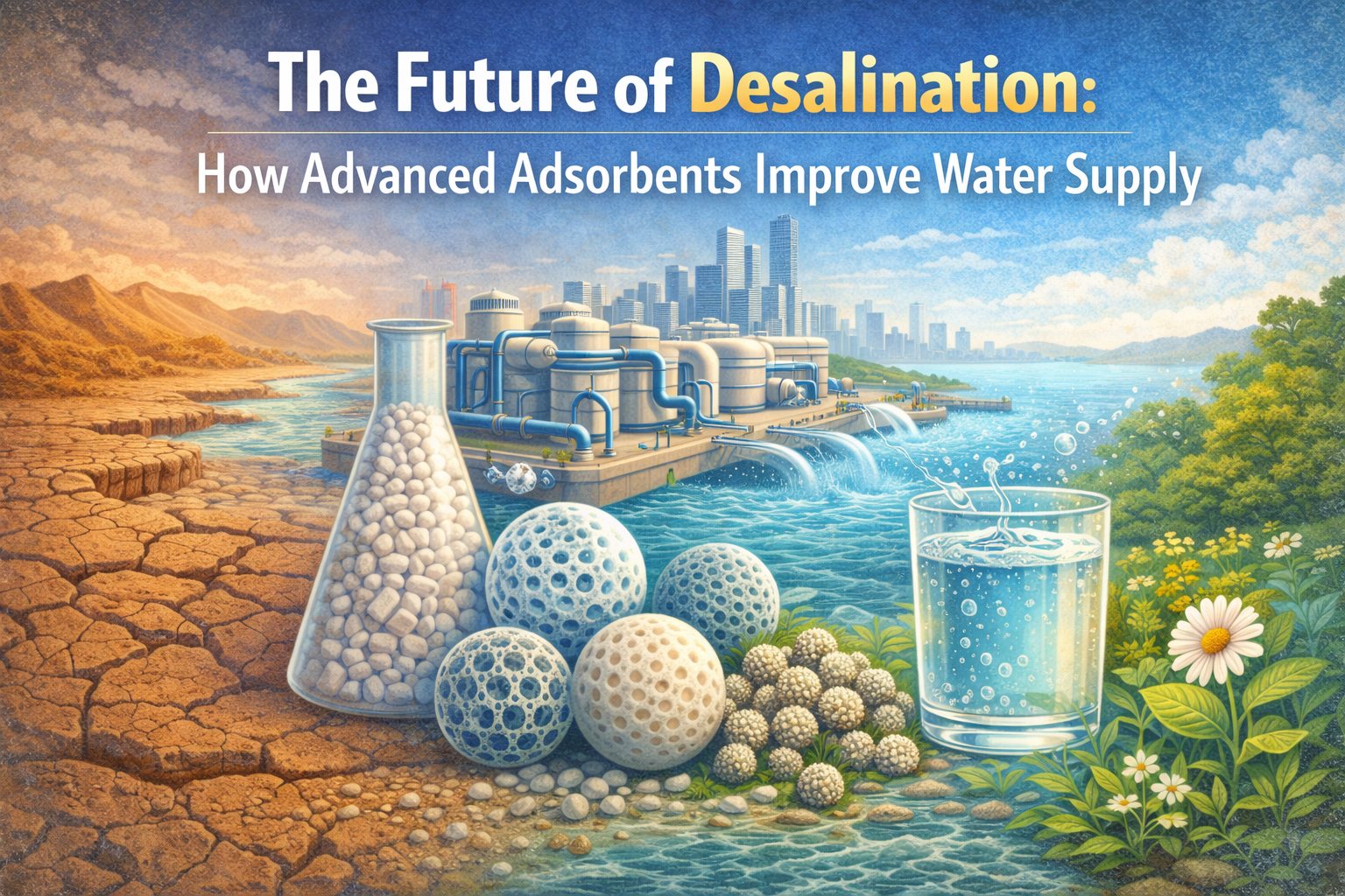 The Future of Desalination: How Advanced Adsorbents Improve Water Supply