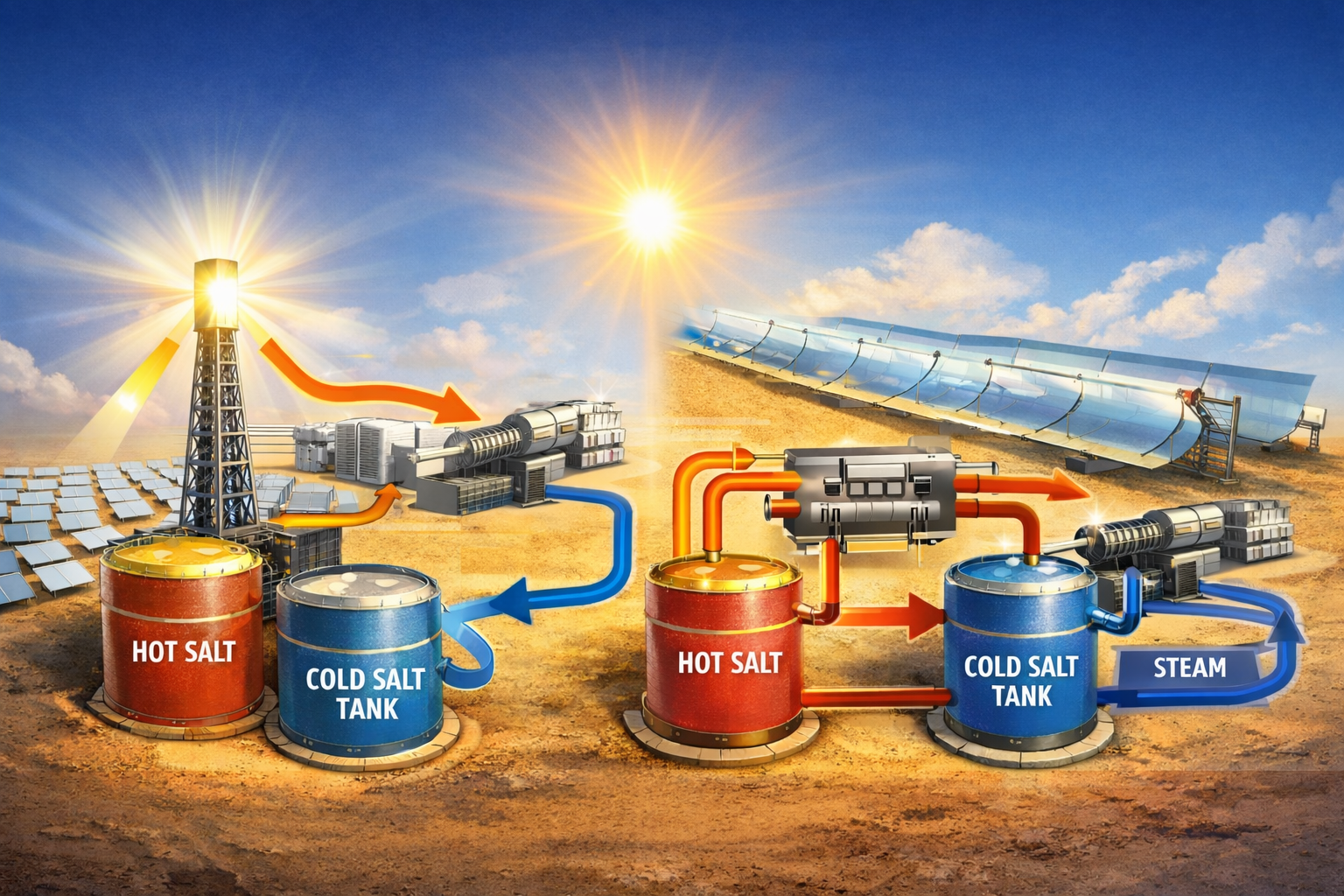 Nitrate Salts Stream
