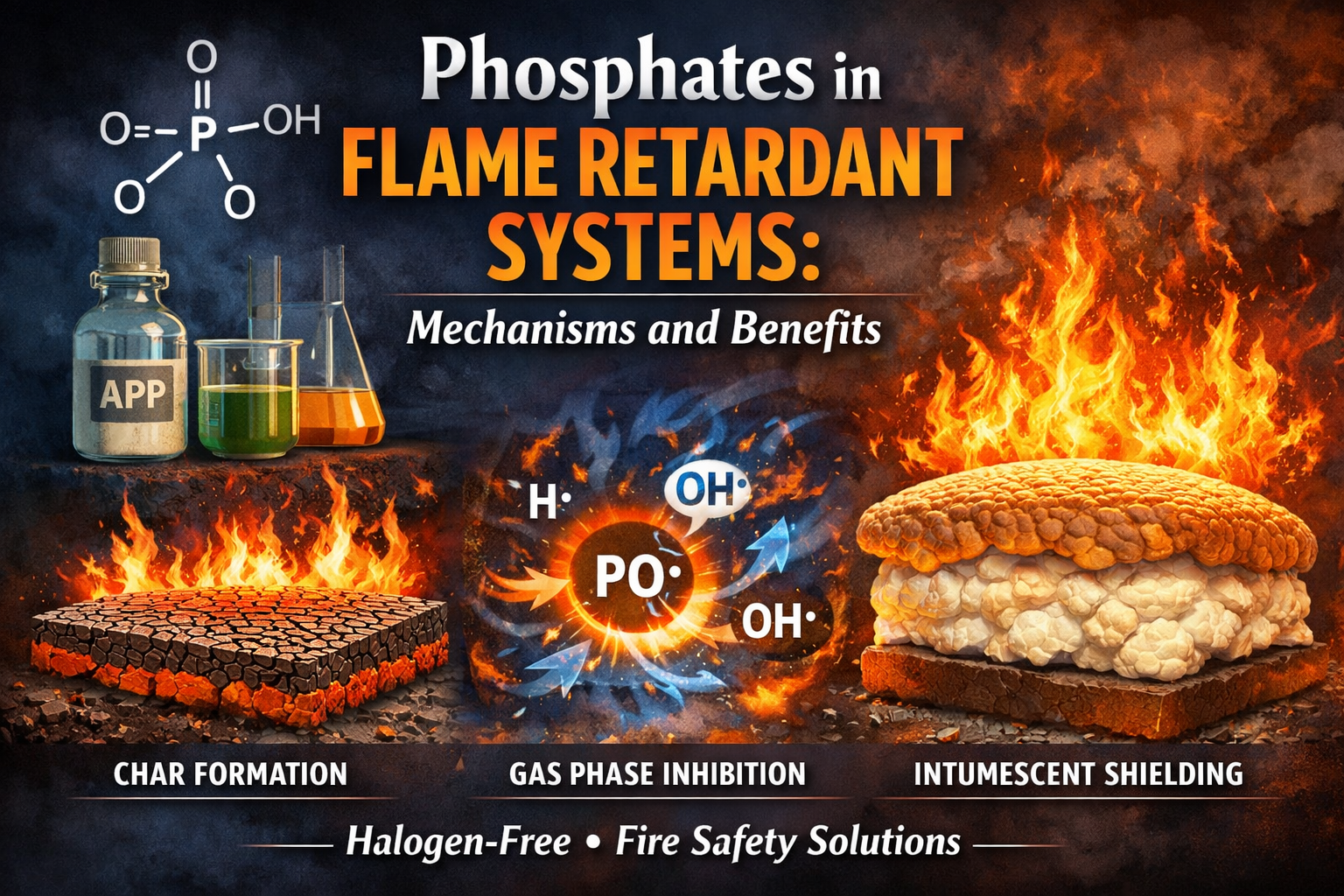 Phosphates Flame Retardant Mechanism