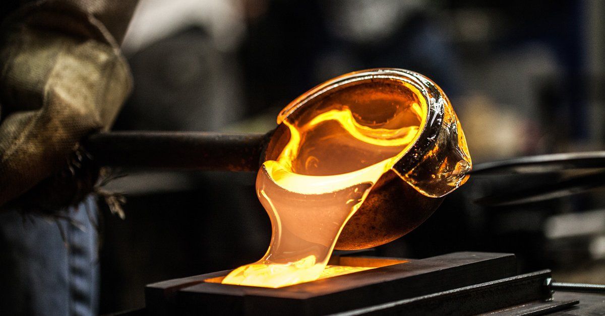 Glass production