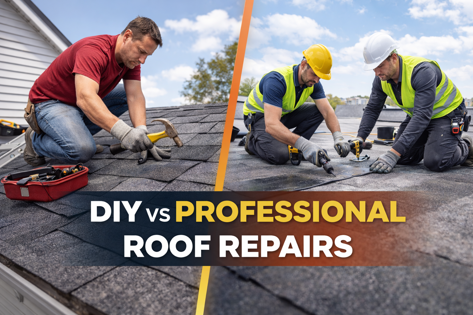 DIY vs. Professional Roof Repairs: What Homeowners Should Know