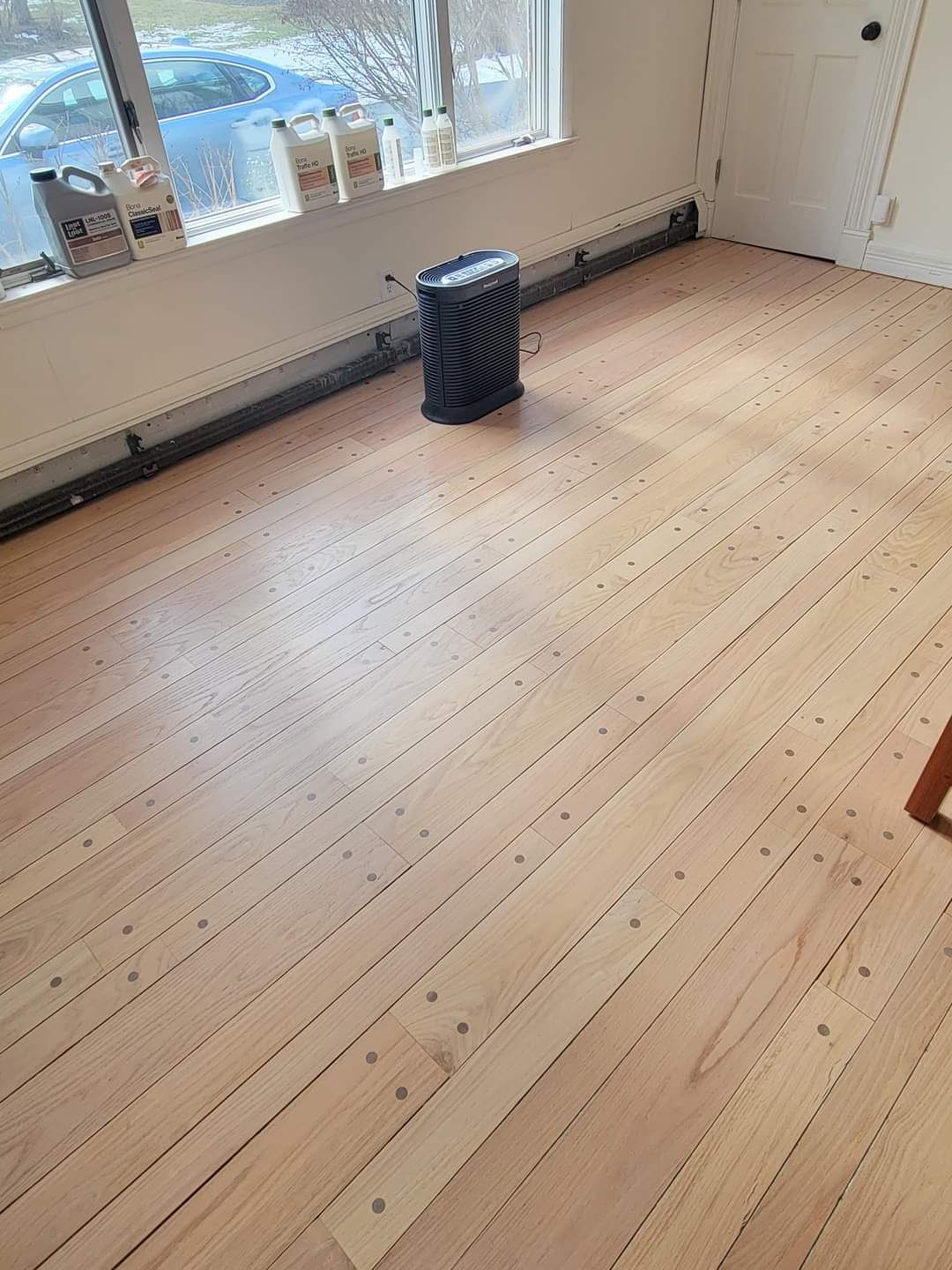 After Cleaning The Wooden Floor — Old Forge, NY — Clinton Hardwood Floors