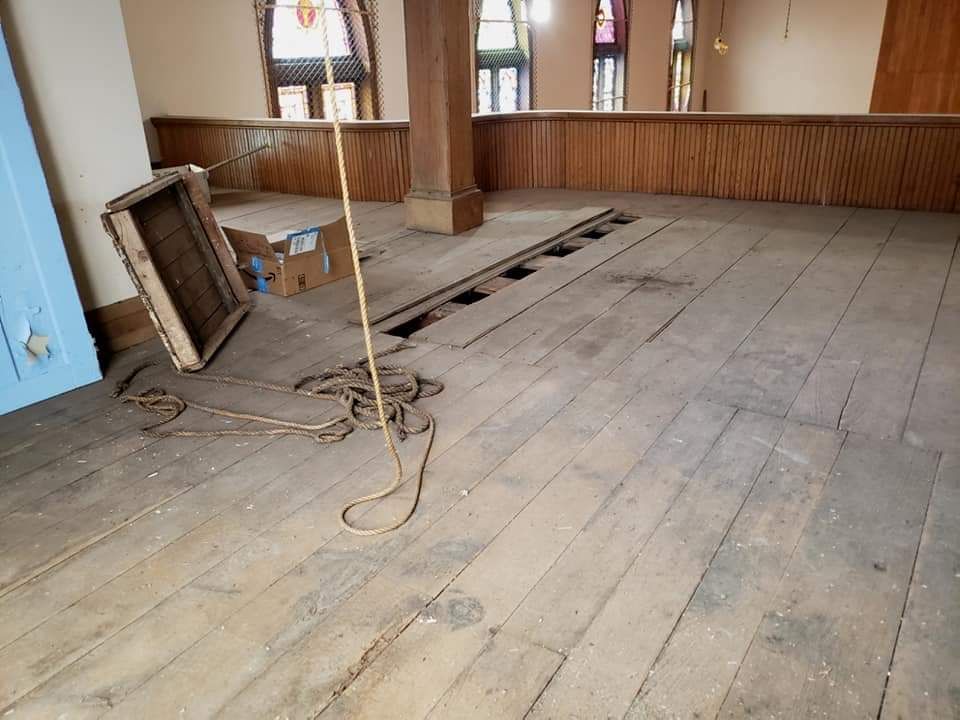 Old Dirty Floor — Old Forge, NY — Clinton Hardwood Floors