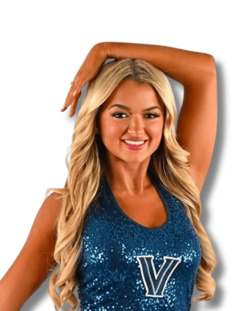 Nicolette, dancer for EEG posing for her portrait photo.