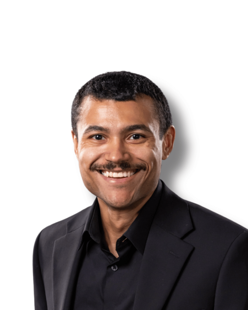 Phil, smiling for a picture. He is an event setup team member.