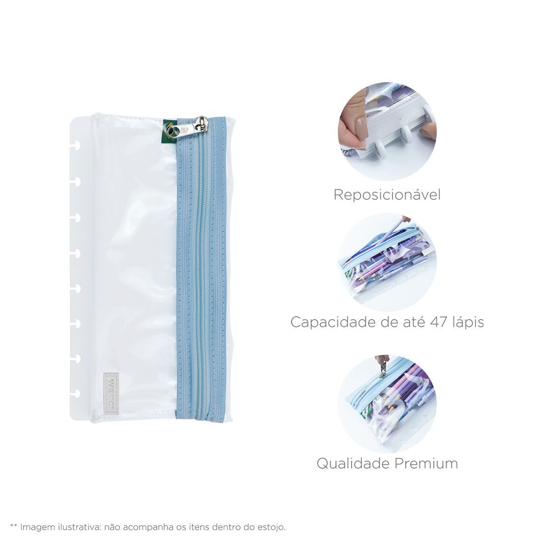 Estuche Crystal Baby Blue para el Cuaderno Inteligente