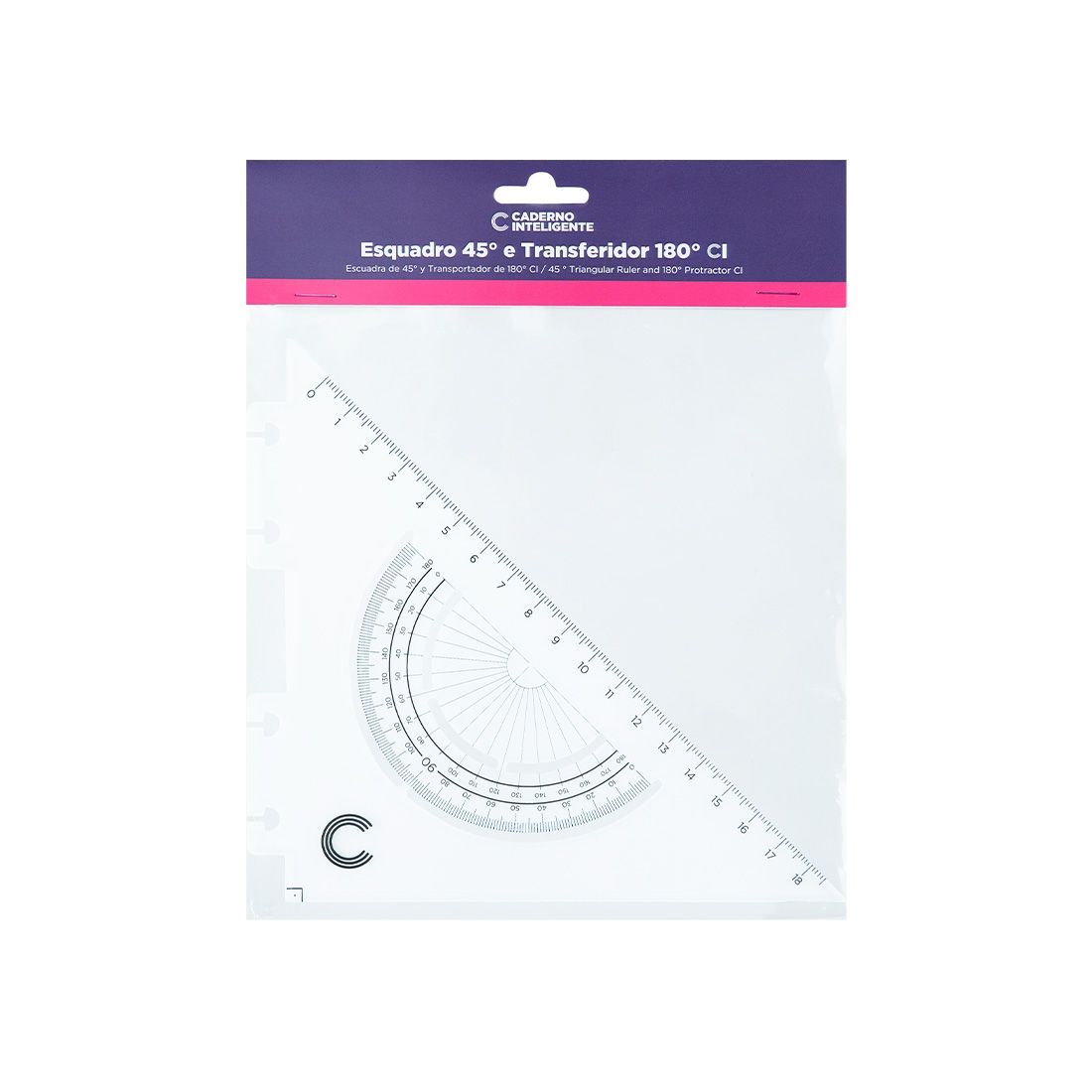 Escuadra y Transportador para el Cuaderno Inteligente