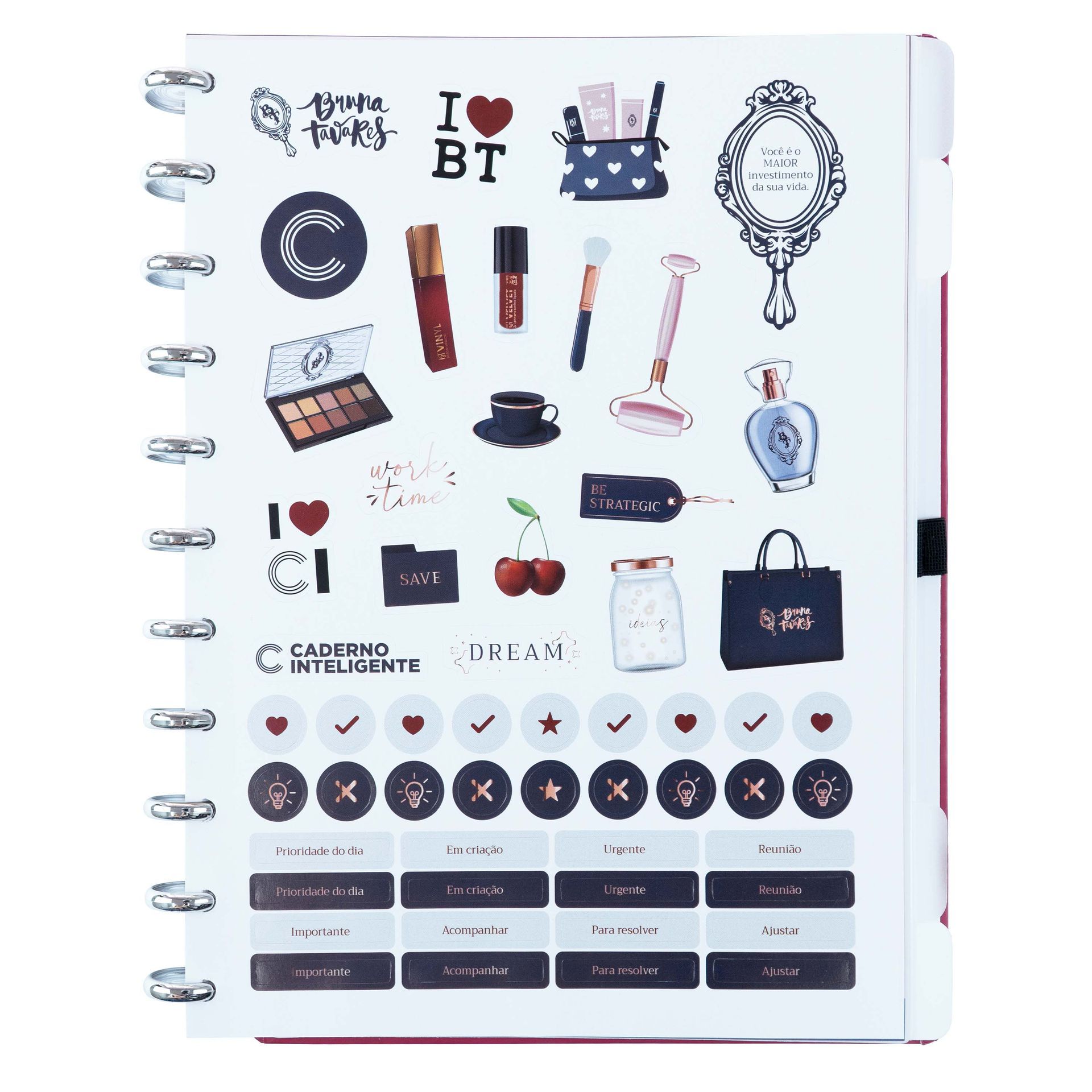 Cuaderno Inteligente Cherry by Bruna Tavares