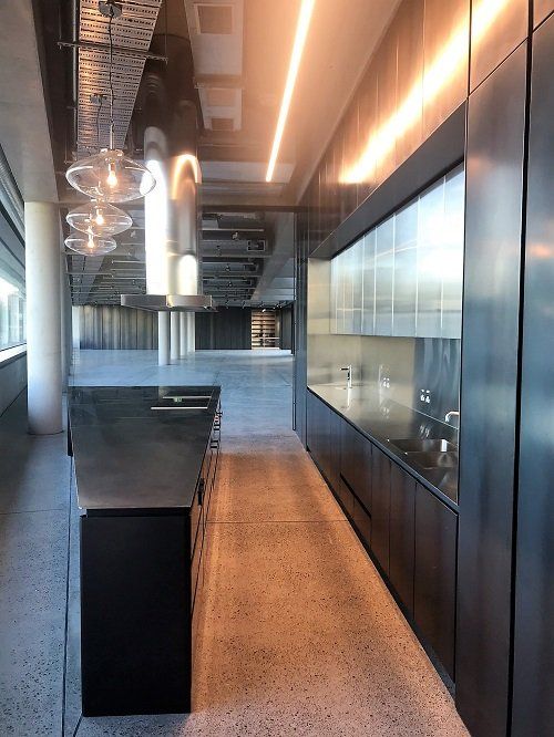 Dangrove Art Storage Facility, Finch Projects, Finch Joinery, Joinery, Kitchen, Commercial Kitchen, Joiners, Steel