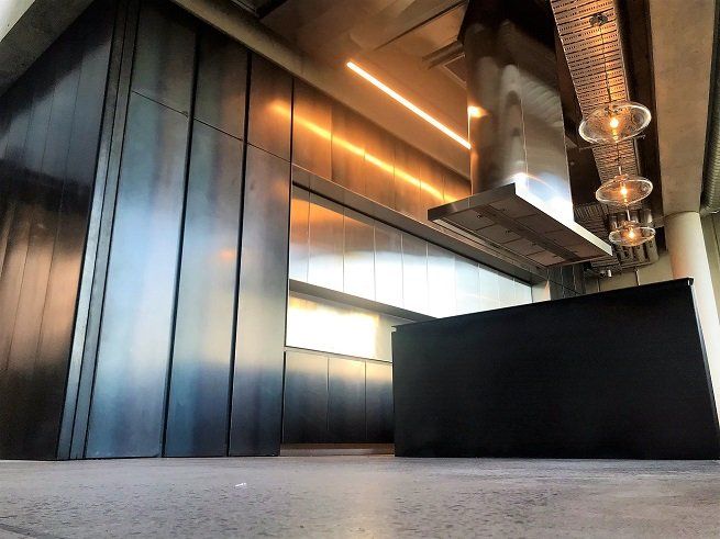 Dangrove Art Storage Facility, Finch Projects, Finch Joinery, Joinery, Kitchen, Commercial Kitchen, Joiners, Steel