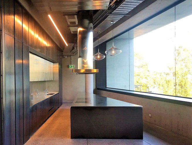Dangrove Art Storage Facility, Finch Projects, Finch Joinery, Joinery, Kitchen, Commercial Kitchen, Joiners, Steel