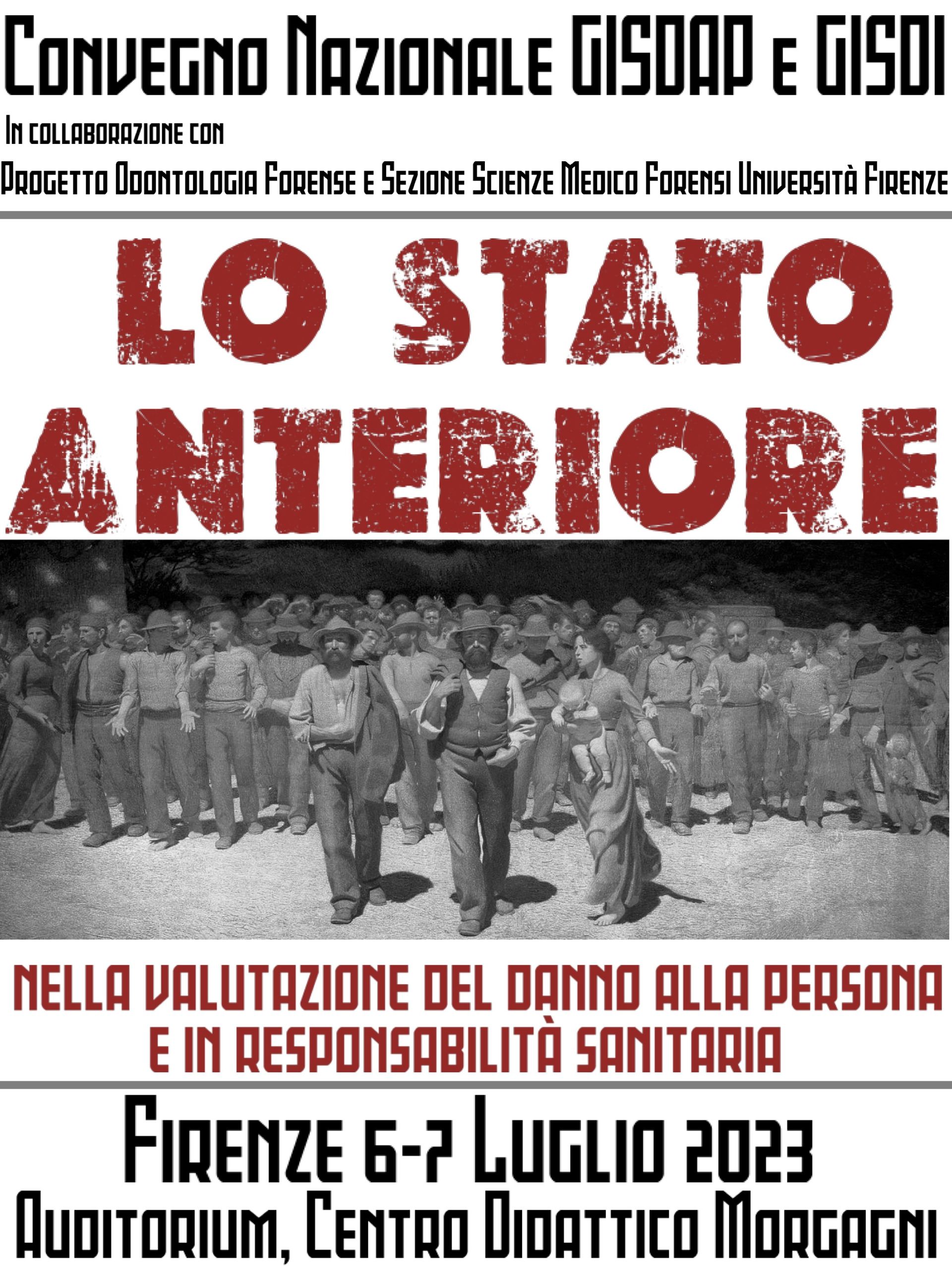 Firenze 6–7 luglio 2023 Convegno Nazionale GISDI GISDAP