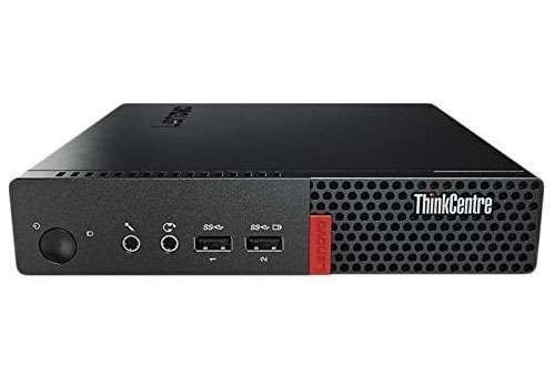 The front of a lenovo thinkcentre m700 desktop computer.