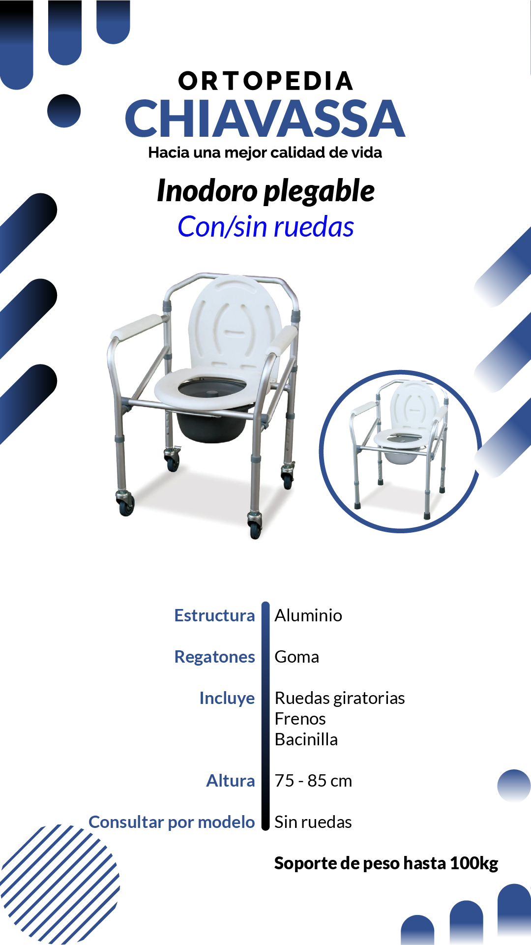 elevador de inodoro plegable