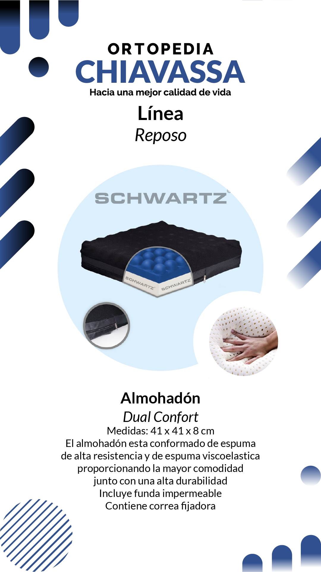 asiento de silla de ruedas antiescara