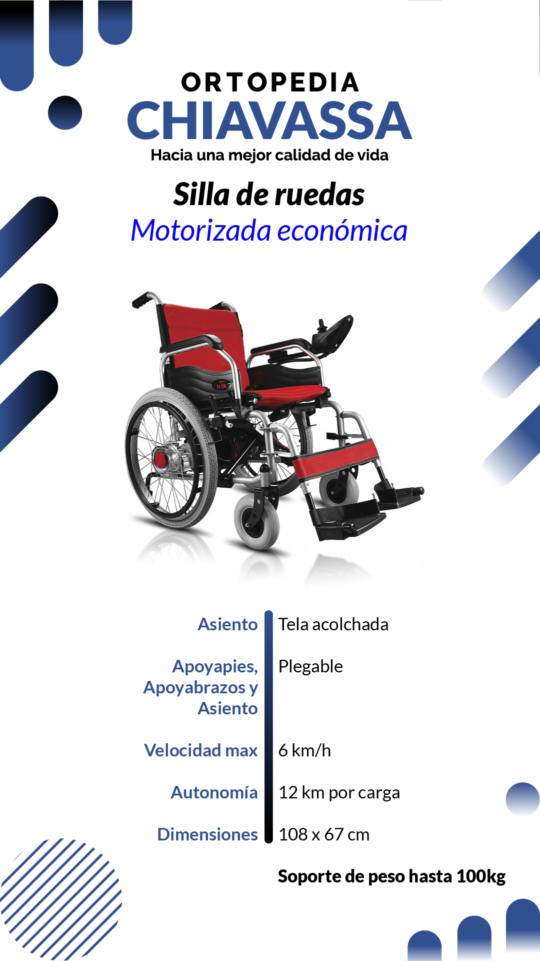 silla de rueda motorizada