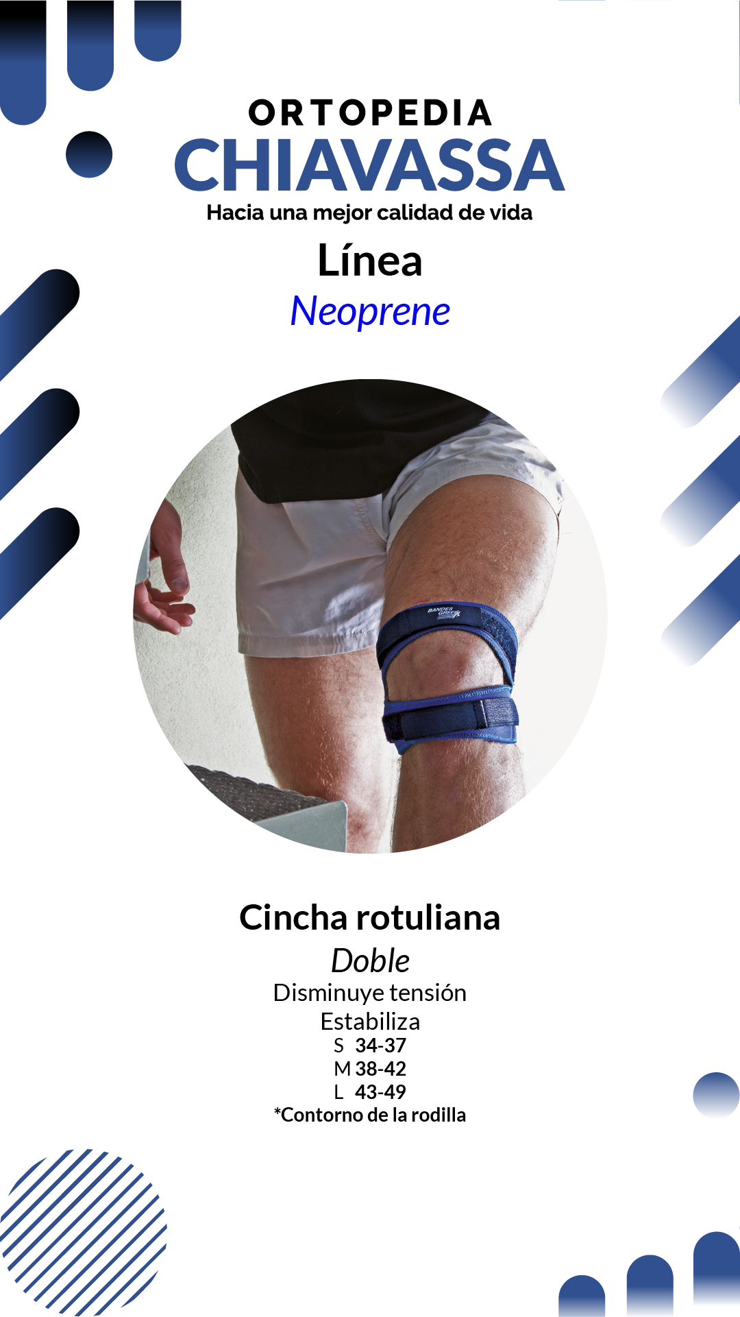 cincha rotuliana doble