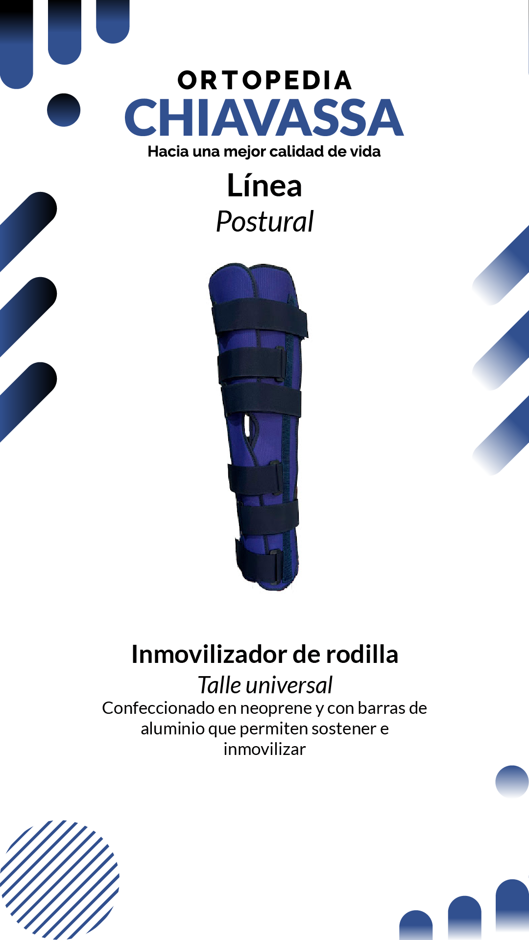 inmovilizador de rodilla