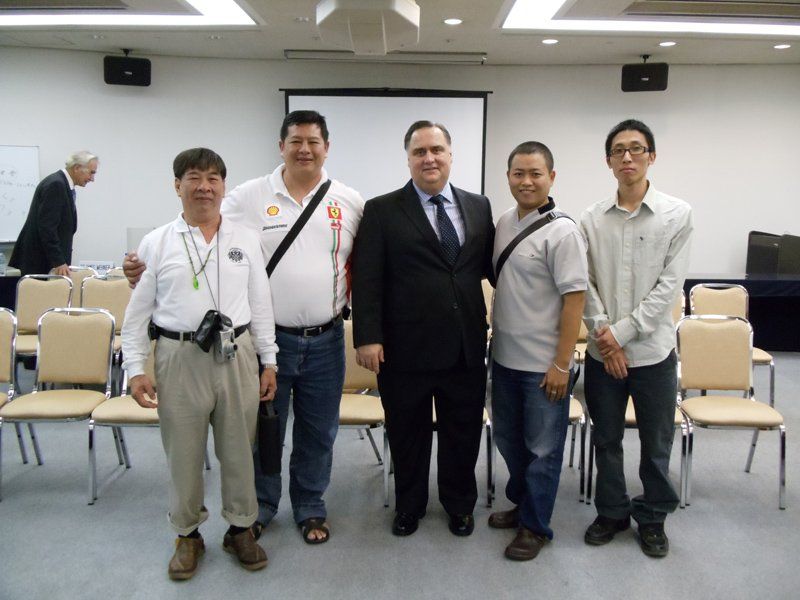 Dr. Wehner with Taiwanese chiropractors attending his seminar in Osaka, Japan in 2010