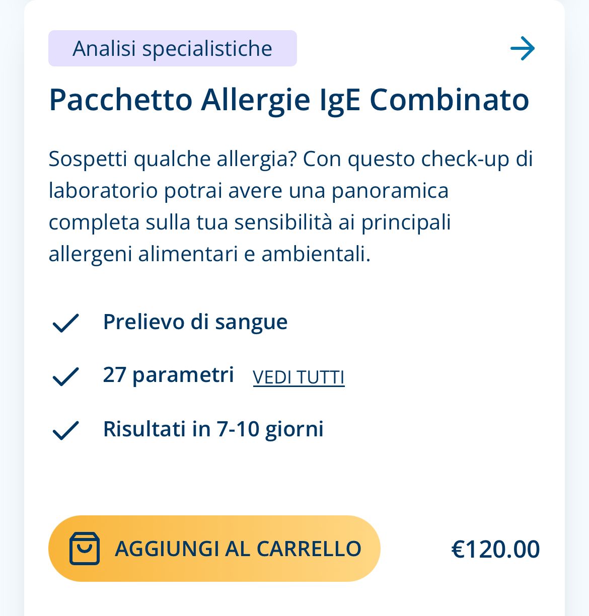 pacchetto allergie combinate
