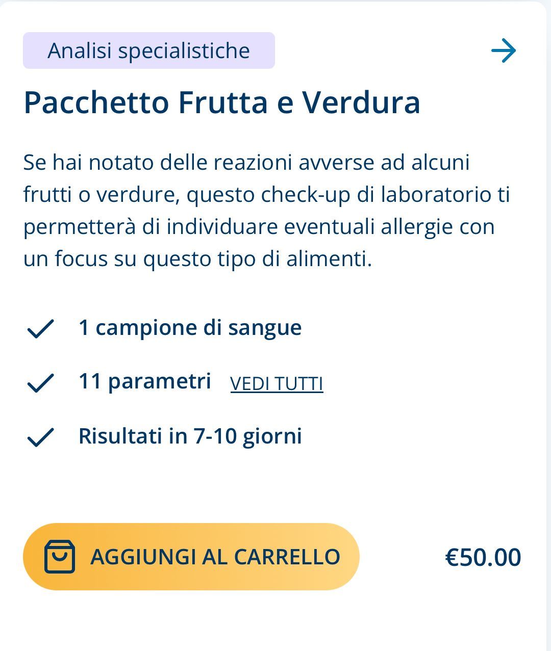 pacchetto frutta e verdura