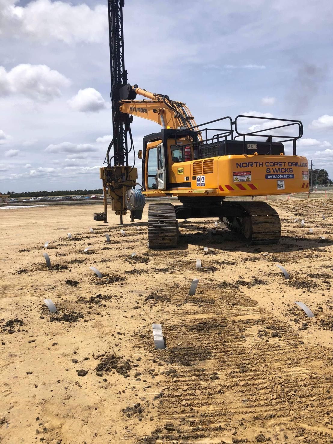 A man working on a Drilling Machine in a garage — North Coast Drilling & Wicks in Bangalow, NSW