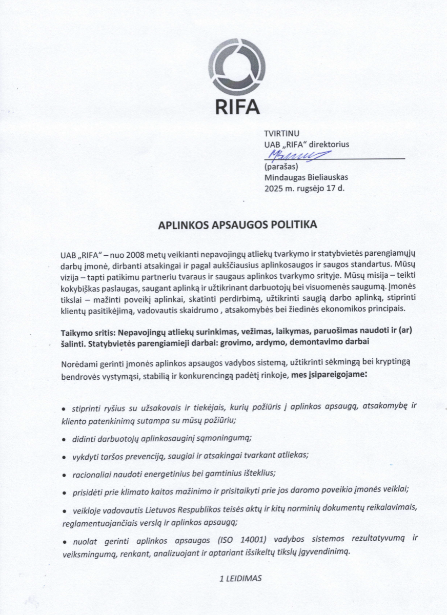Aplinkos politika