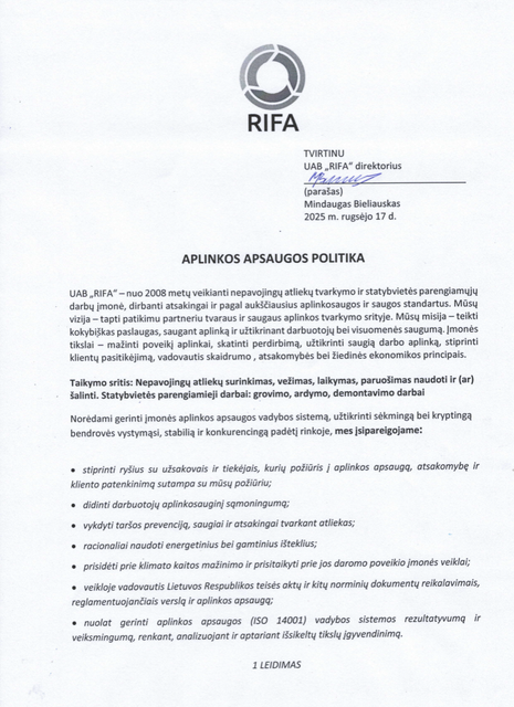 Aplinkos politika