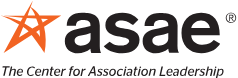 ASAE logo: an orange star with the word