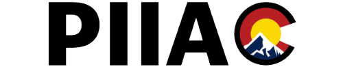 PIIAA logo with the Colorado state flag icon.