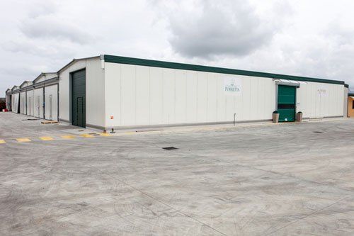 capannone per la funghicoltura