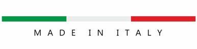 Bandiera italiana con la scritta 
